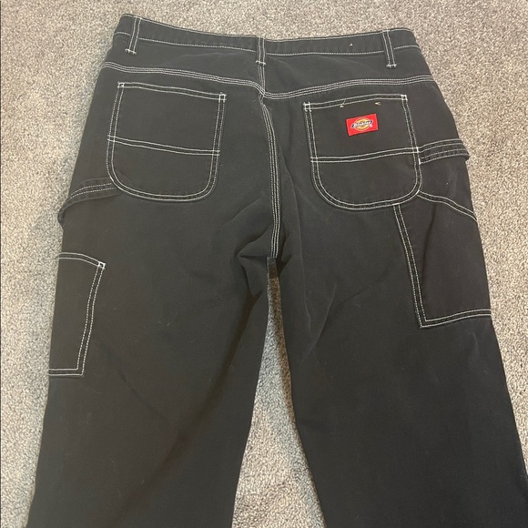 Dickies Cargo Pants Black Denim - Picture 7 of 8